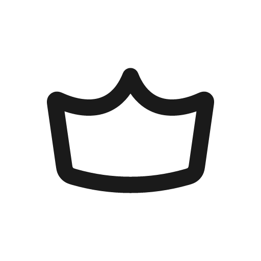 Crown icon, solid style, from Stash Icons