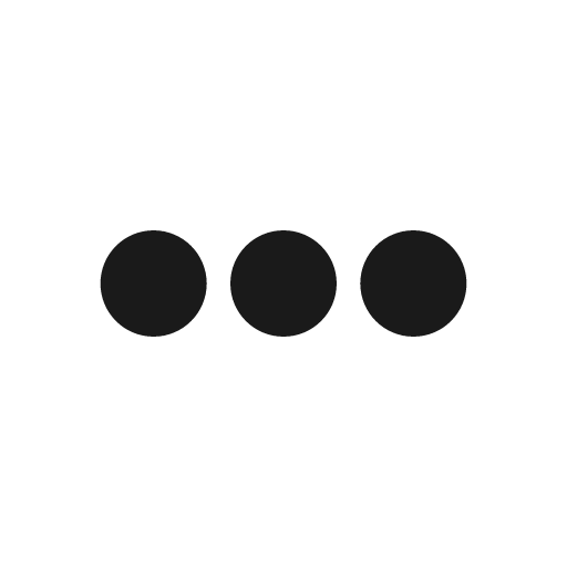 Ellipsis h solid icon, filled style, from Stash Icons