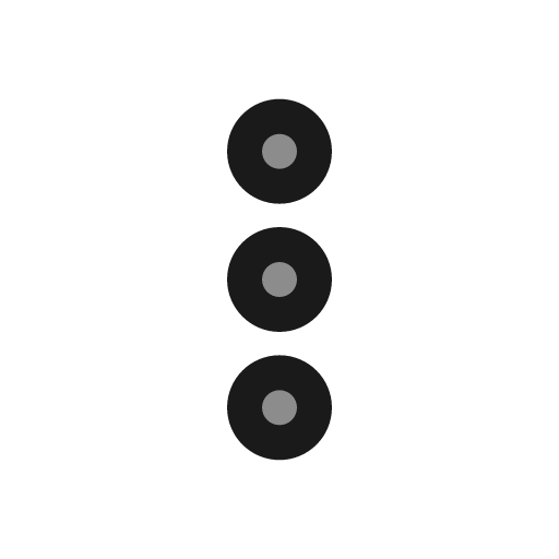Ellipsis v duotone icon, two-tone style, from Stash Icons