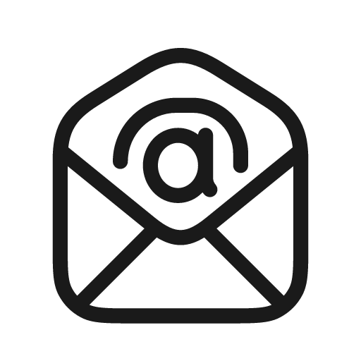 Envelope at light icon, light style, from Stash Icons