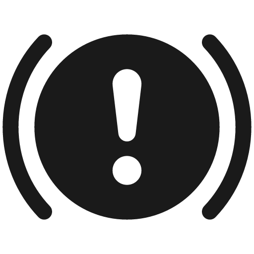 Exclamation alert solid icon, filled style, from Stash Icons