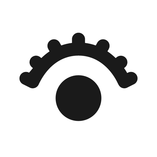 Eye opened solid icon, filled style, from Stash Icons