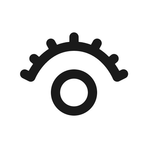 Eye opened icon, solid style, from Stash Icons