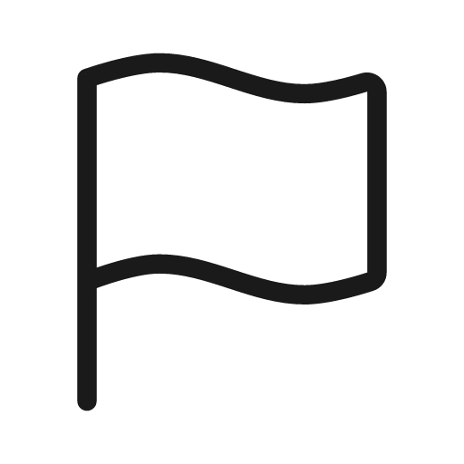 Flag light icon, light style, from Stash Icons