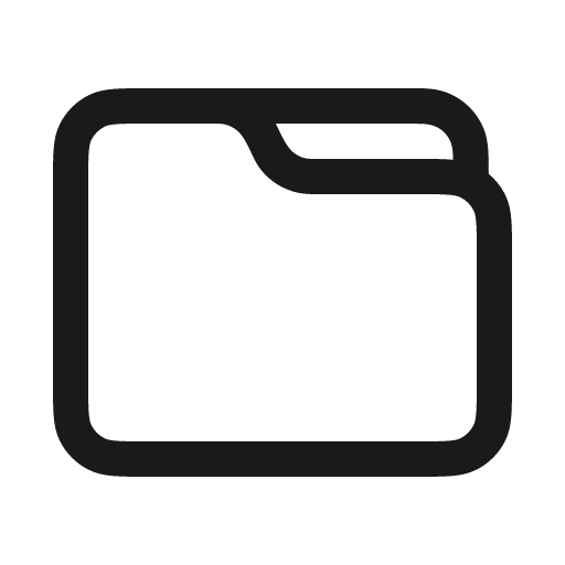 Folder alt icon, solid style, from Stash Icons