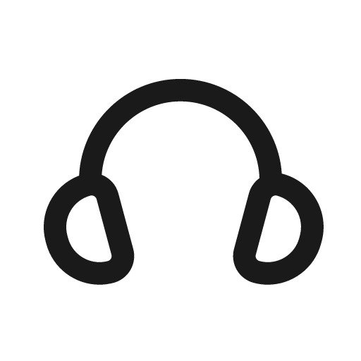 Headphones icon, solid style, from Stash Icons