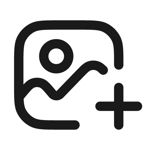 Image plus icon, solid style, from Stash Icons