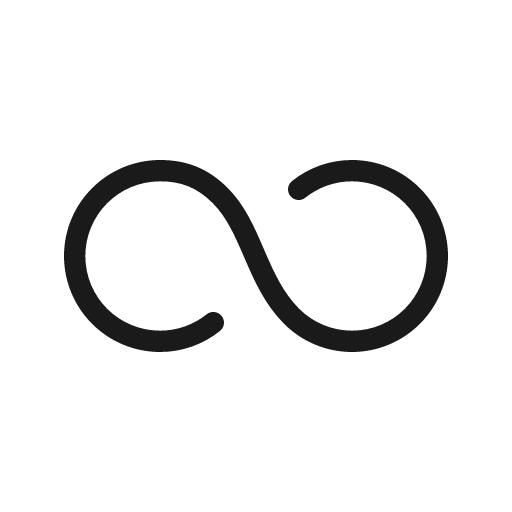 Infinity light icon, light style, from Stash Icons