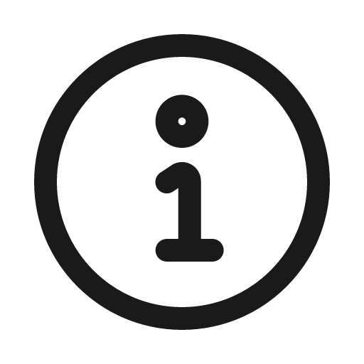 Info circle icon, solid style, from Stash Icons