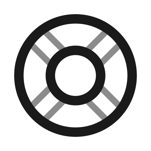 Life ring duotone icon, two-tone style, from Stash Icons
