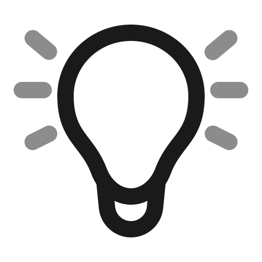 Light bulb duotone icon, two-tone style, from Stash Icons