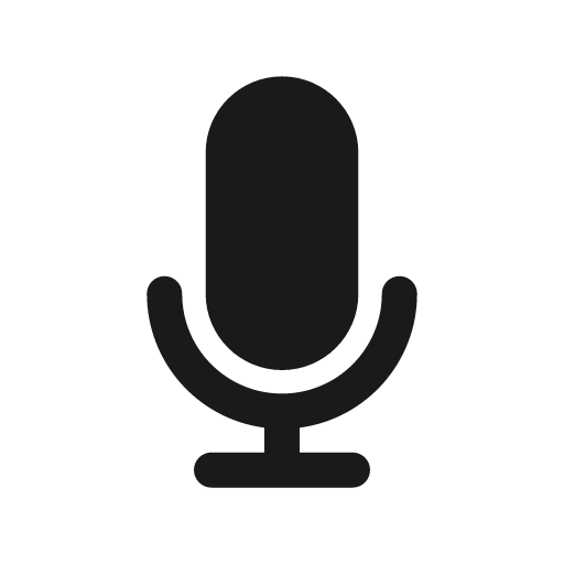 Mic solid icon, filled style, from Stash Icons