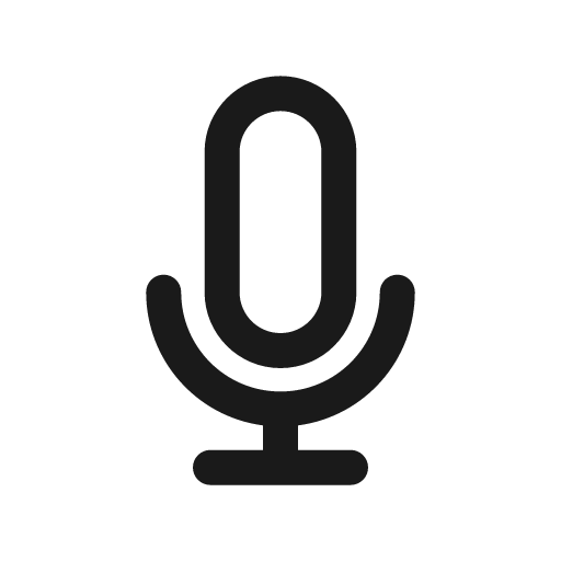 Mic icon, solid style, from Stash Icons