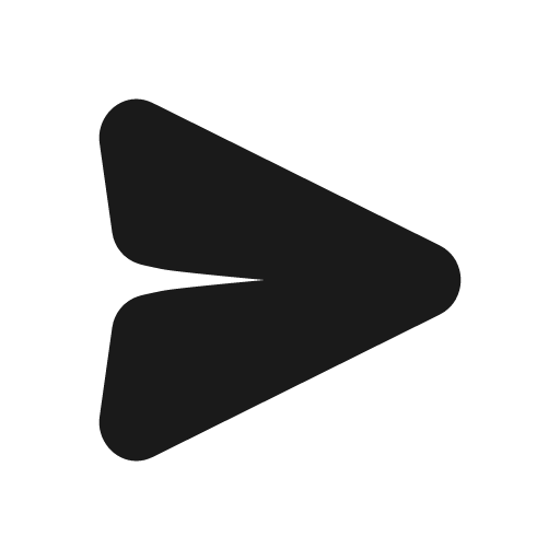 Paperplane solid icon, filled style, from Stash Icons