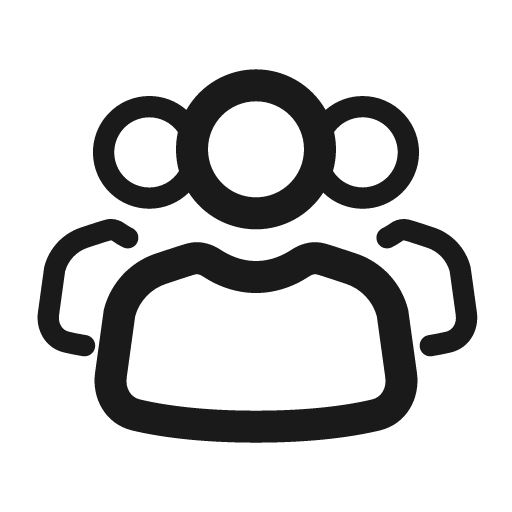 People group icon, solid style, from Stash Icons