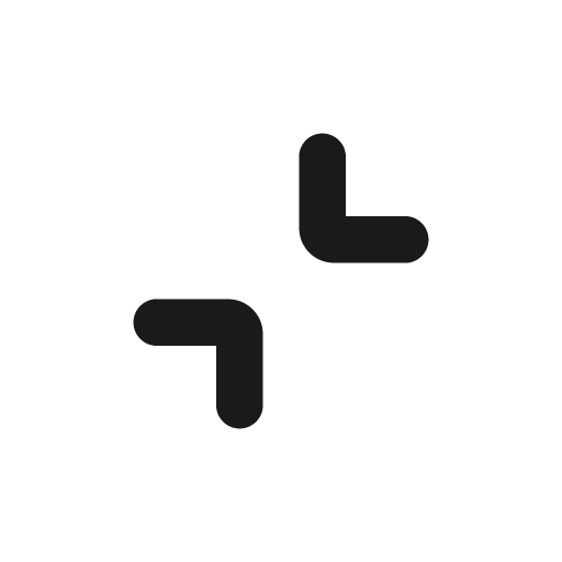 Shrink diagonal duotone icon, two-tone style, from Stash Icons