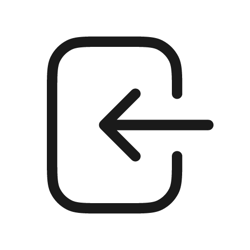 Signout light icon, light style, from Stash Icons