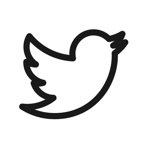 Social twitter light icon, light style, from Stash Icons