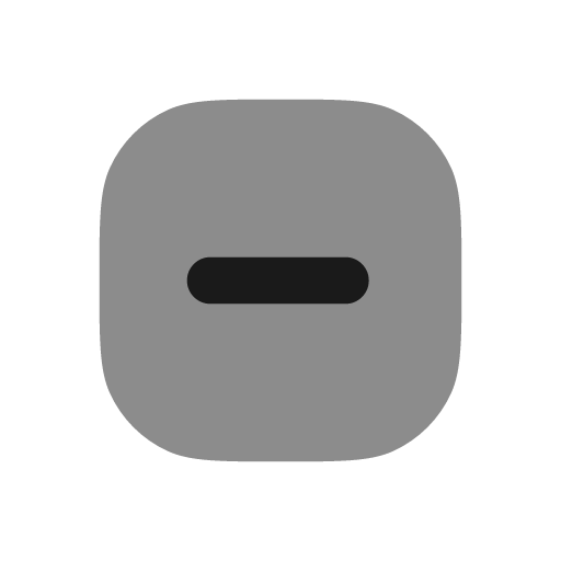 Square minus duotone icon, two-tone style, from Stash Icons