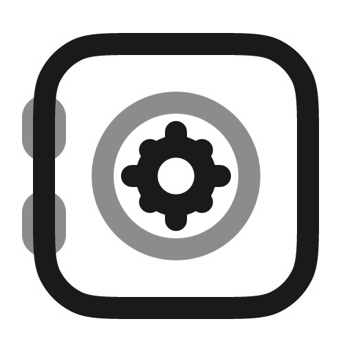 Vault duotone icon, two-tone style, from Stash Icons