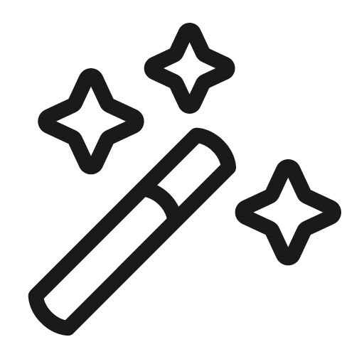 Wand light icon, light style, from Stash Icons