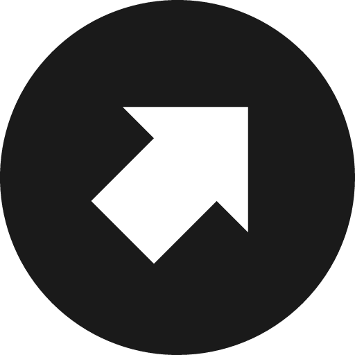 Basic arrows up right circle icon, solid style, from Streamline Block