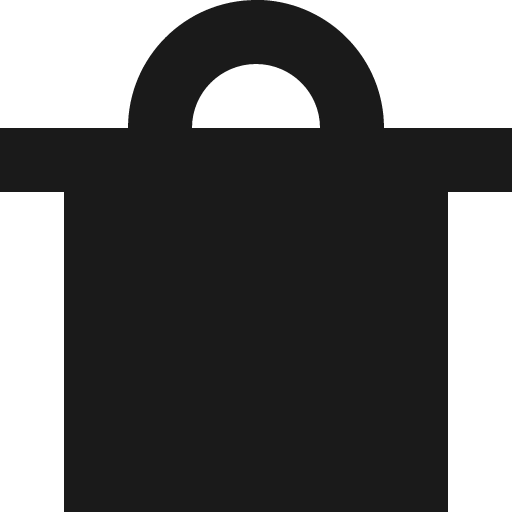 Basic ui bin icon, solid style, from Streamline Block