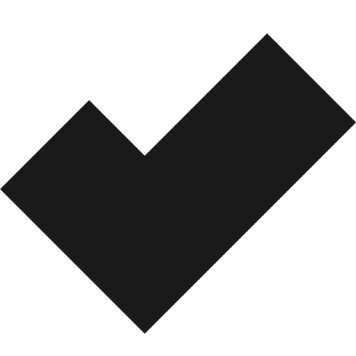 Basic ui check icon, solid style, from Streamline Block