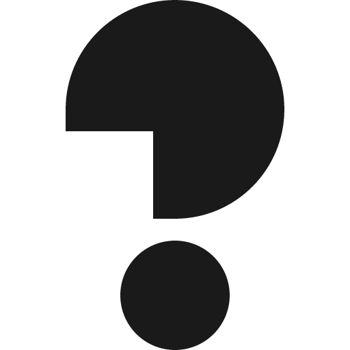 Basic ui question icon, solid style, from Streamline Block