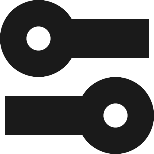 Basic ui settings 2 icon, solid style, from Streamline Block