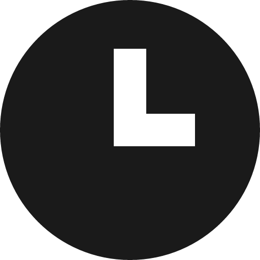 Basic ui time icon, solid style, from Streamline Block
