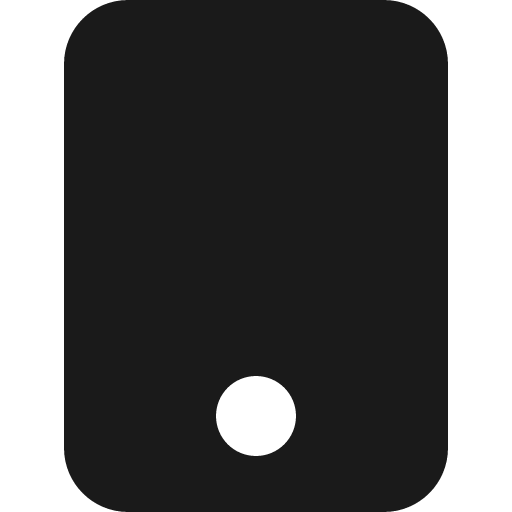 Devices phone icon, solid style, from Streamline Block