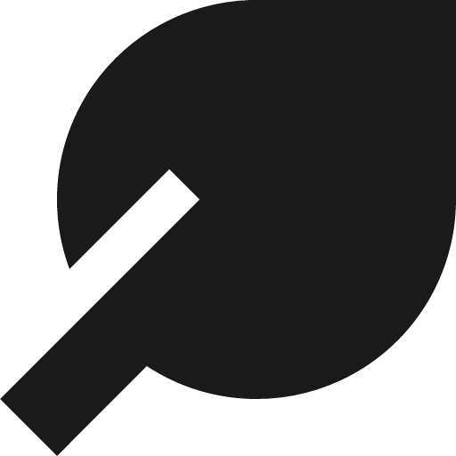 Nature leaf icon, solid style, from Streamline Block