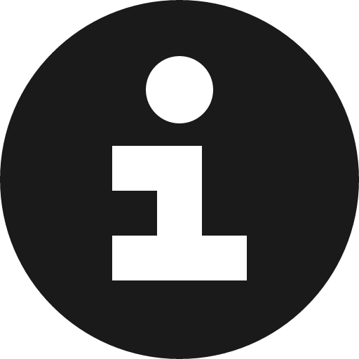 Shopping help information icon, solid style, from Streamline Block