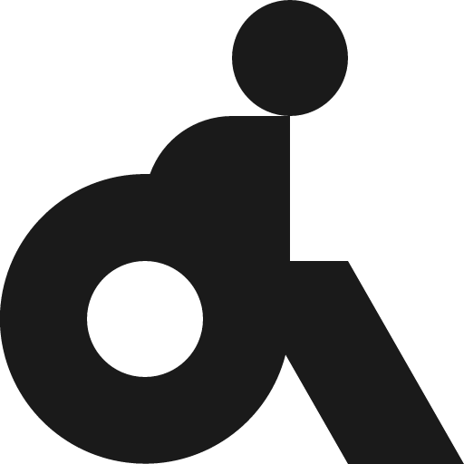 Travel accessibility icon, solid style, from Streamline Block