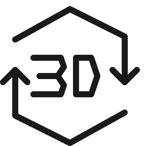 3d sync icon, line style, from Cyber free icons