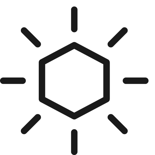 Adjust brightness icon, line style, from Cyber free icons