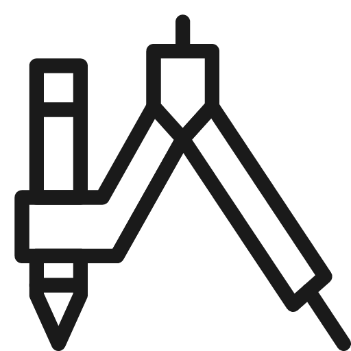 Compasses icon, line style, from Cyber free icons