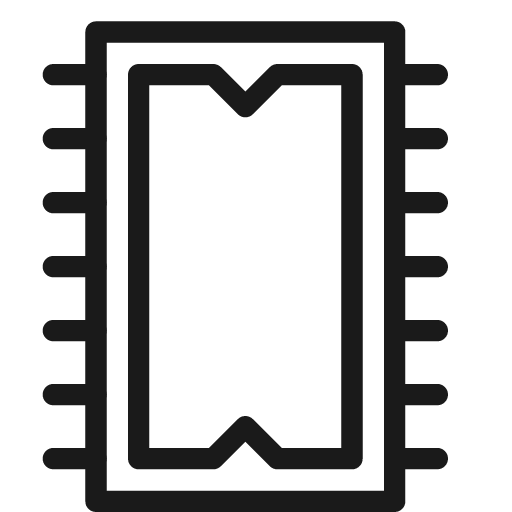 Computer ram icon, line style, from Cyber free icons