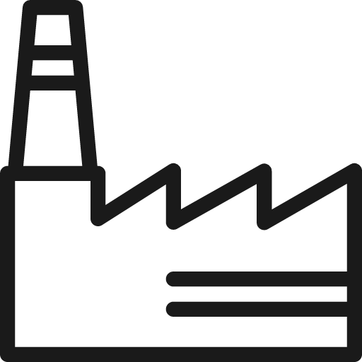 Factory icon, line style, from Cyber free icons