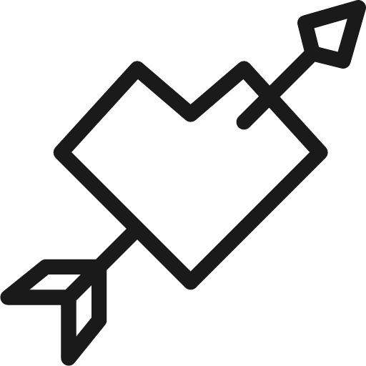 Heart cupid icon, line style, from Cyber free icons