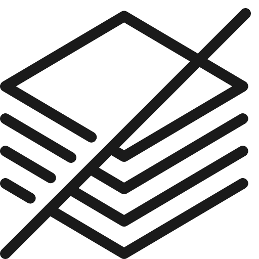 Layer hide icon, line style, from Cyber free icons