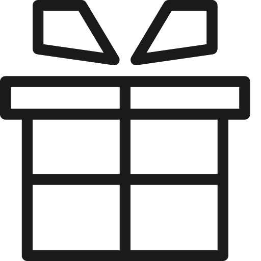 Present box icon, line style, from Cyber free icons
