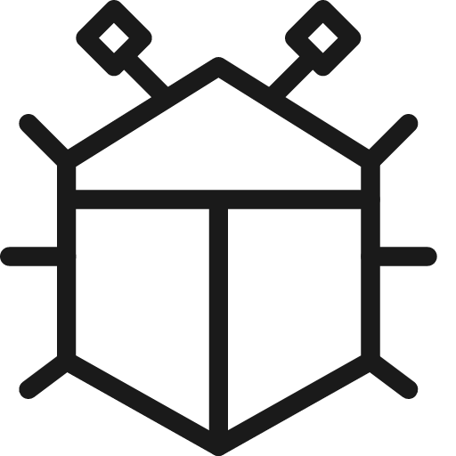Programming bug 2 icon, line style, from Cyber free icons