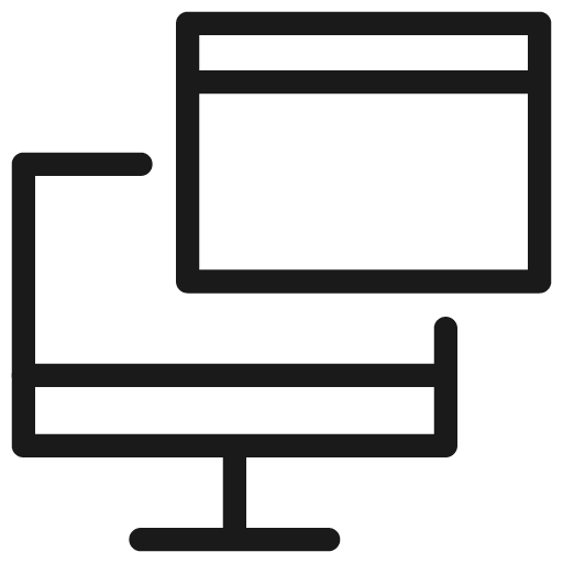 Virtual machine 3 icon, line style, from Cyber free icons