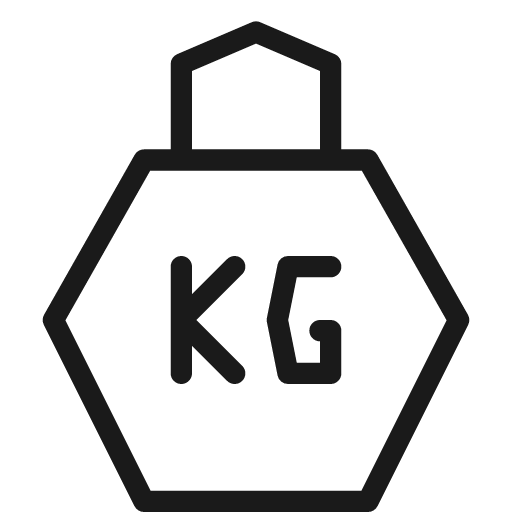 Weight training icon, line style, from Cyber free icons