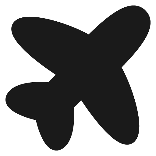 Airport plane solid icon, filled style, from Flex free icons
