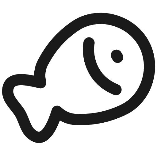 Allergens fish icon, line style, from Flex free icons