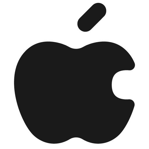 Apple solid icon, filled style, from Flex free icons