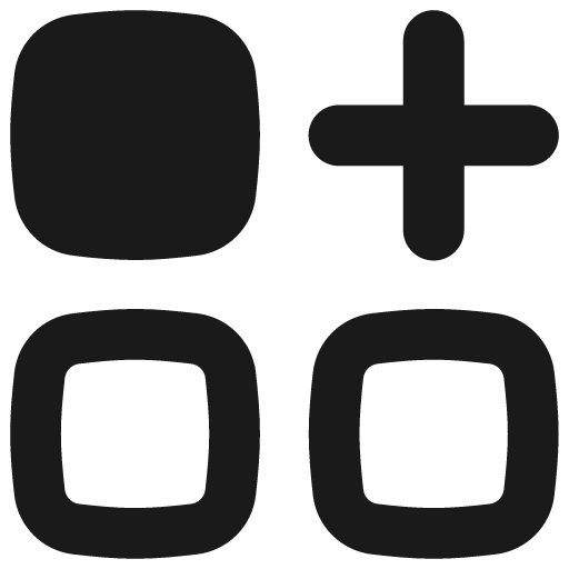 Application add remix icon, solid style, from Flex free icons